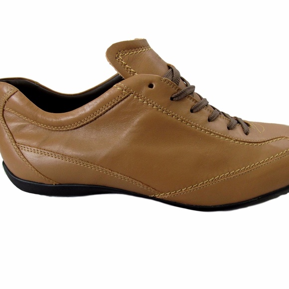 Tod\'s Brown Leather Lace-Up Shoes - M - Size 10.5 main image 4